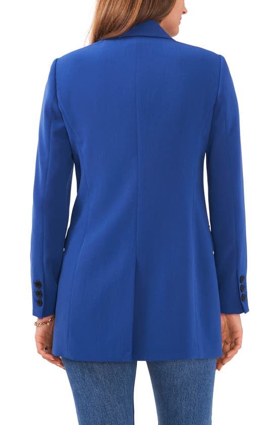 Vince Camuto Notch Collar Two Button Blazer In Twighlight Blue