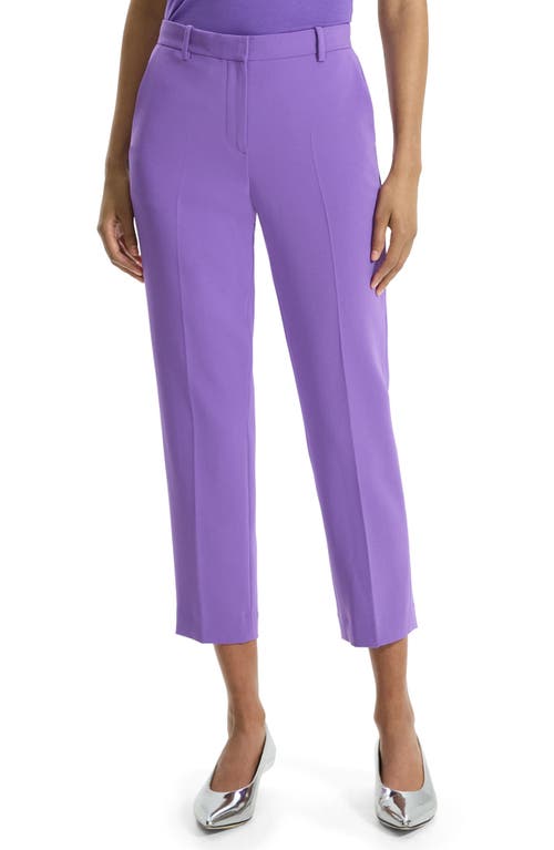 Theory Tailored Ankle Trousers Bright Peony at Nordstrom,