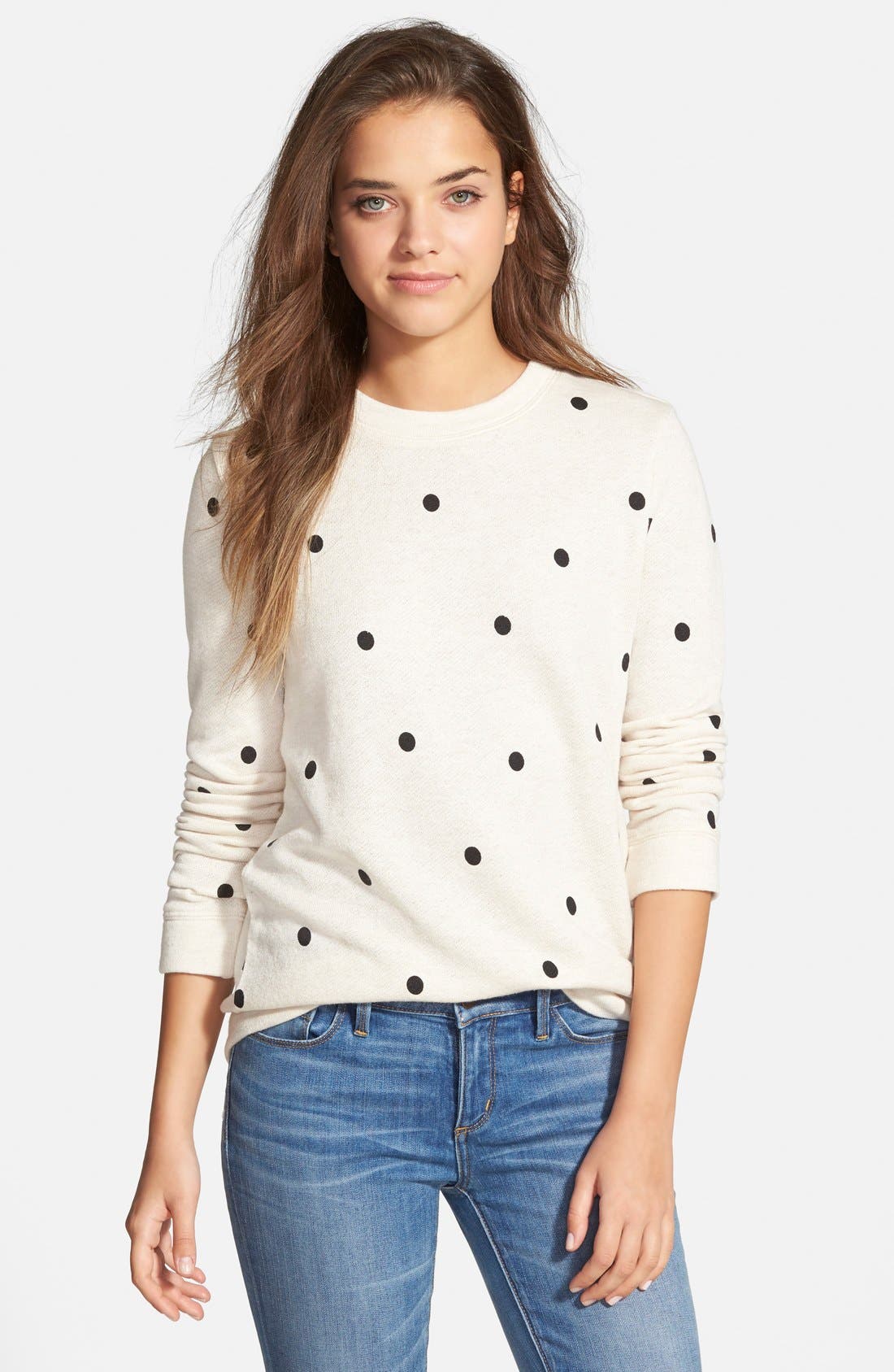 dot sweatshirt