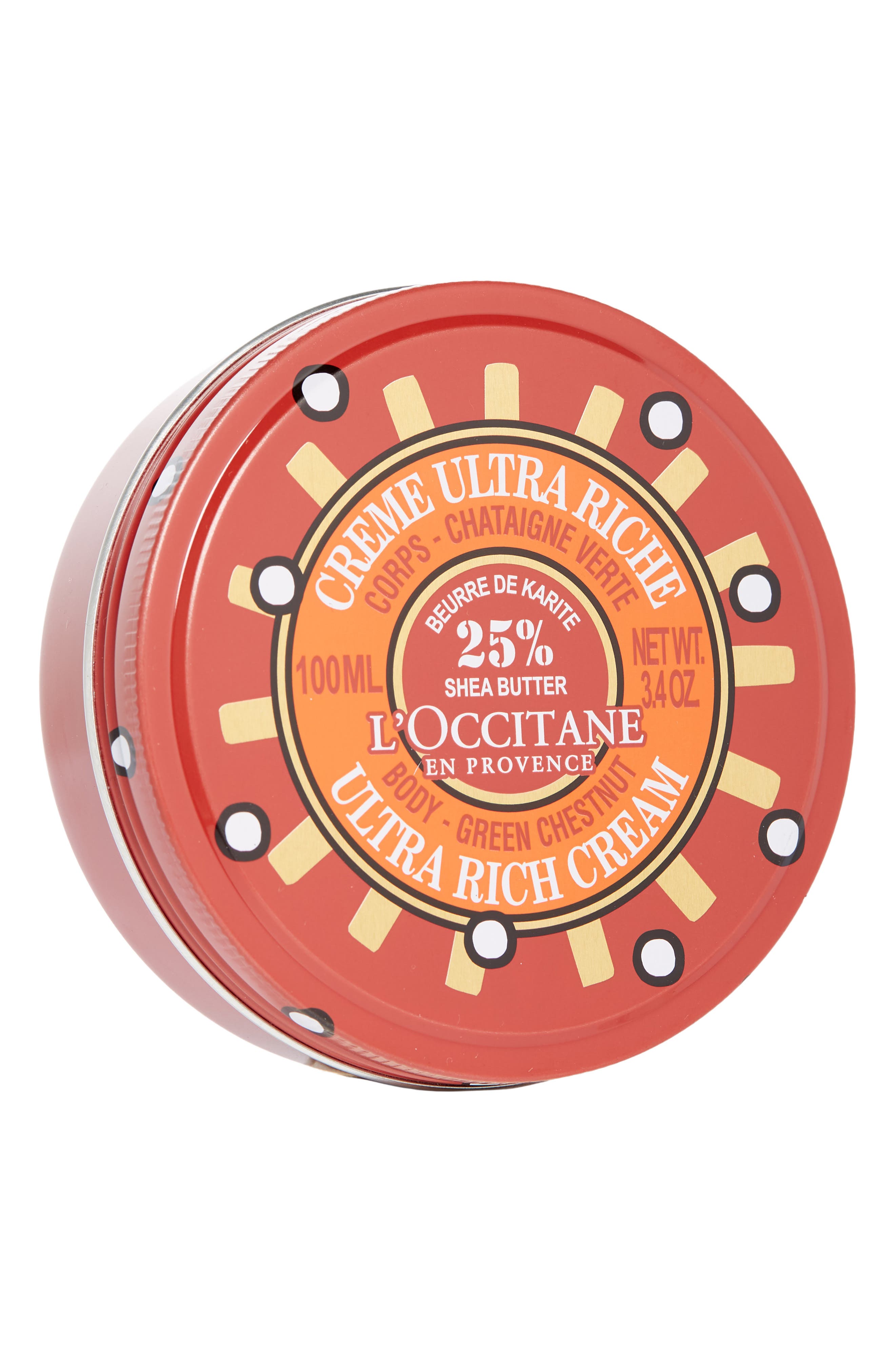 L'Occitane Green Chestnut Ultra Rich Body Cream Nordstrom