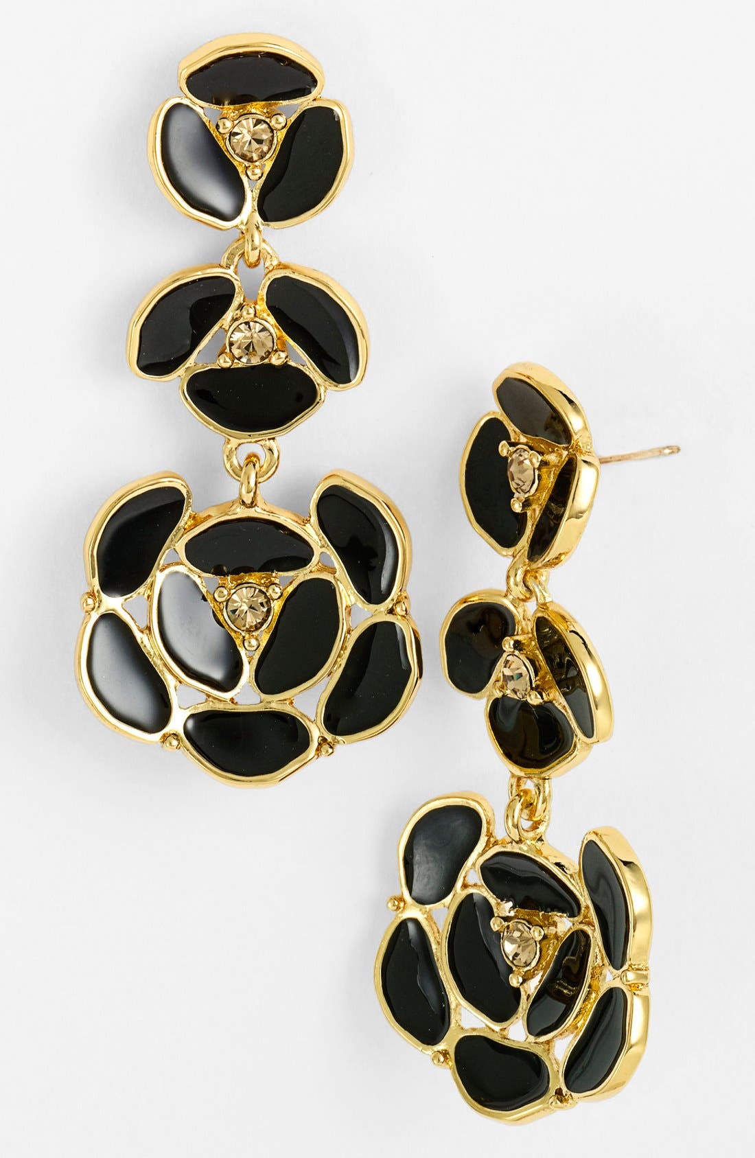 kate spade new york 'disco pansy' chandelier earrings Nordstrom