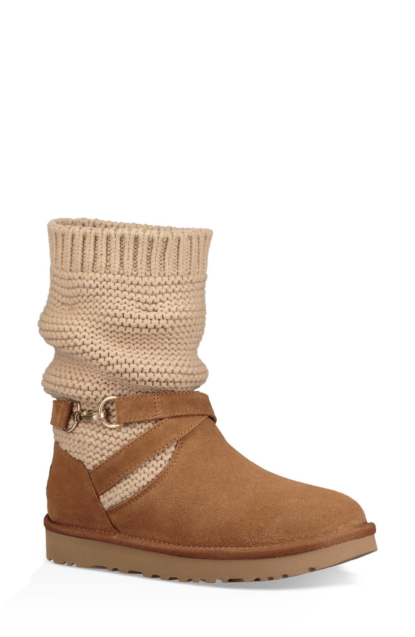 ugg block suede boot