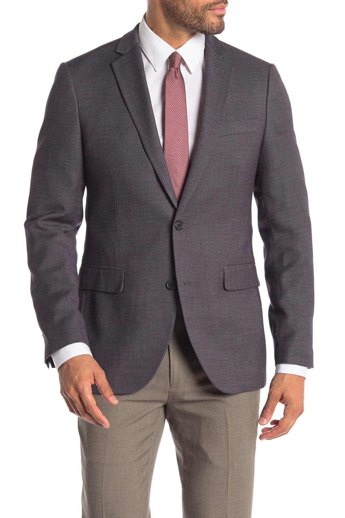 Nordstrom Rack | Textured Trim Fit Suit Separates Blazer | Nordstrom Rack