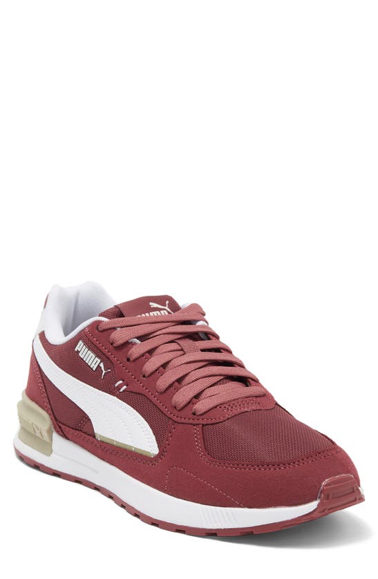 Puma Graviton Running Shoe In Wood Violet-white-pristine