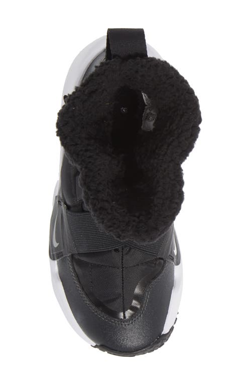 Shop Nike Flex Advance Slip-on Snow Boot In Black/white/smoke Grey