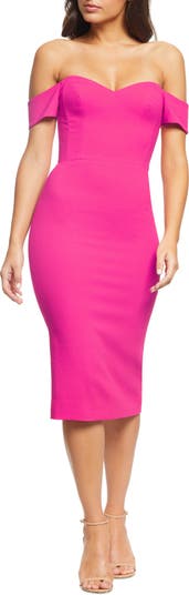 Dress the Population Bailey Off the Shoulder Body-Con Dress | Nordstrom
