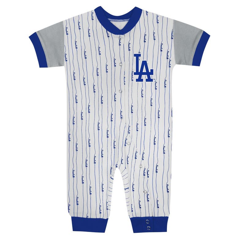 Shop Outerstuff Newborn & Infant Fanatics Branded White Los Angeles Dodgers Logo Best Series Full-snap Jumper