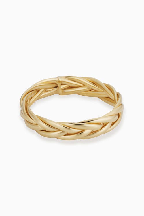 Oradina Women's 14k Yellow Solid Gold Caesar Ring In Yellow Gold