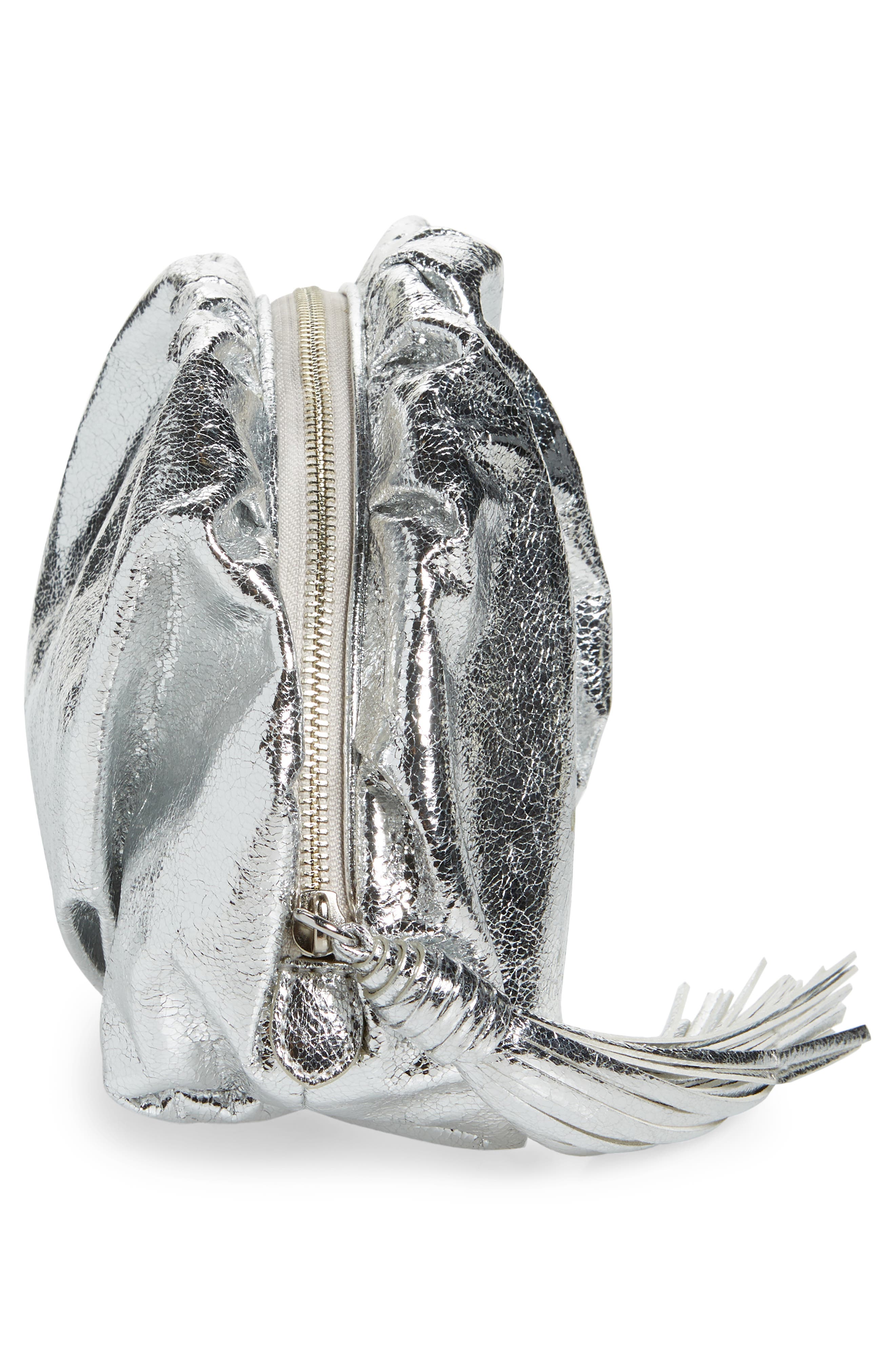 Rebecca Minkoff Ruched Faux Leather Clutch | Nordstrom