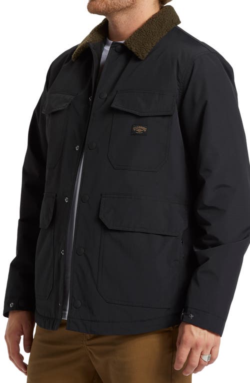 Shop Billabong Outpost Water Repellent Stretch Nylon Jacket In Black