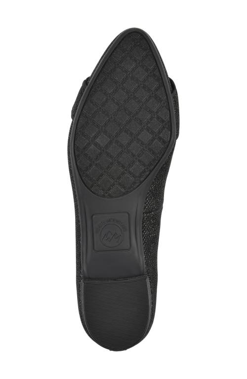 Cliffs By White Mountain Bordeaux Pump In Black Glitter Fabric