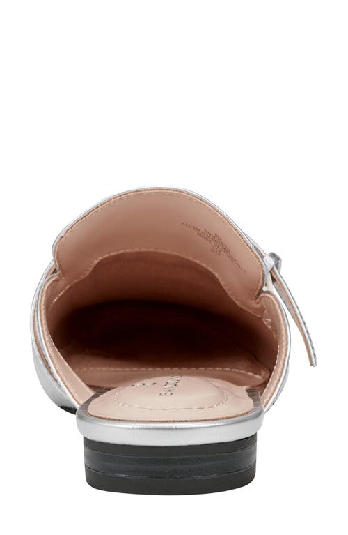 Bandolino Missie Buckle Mule In Silver