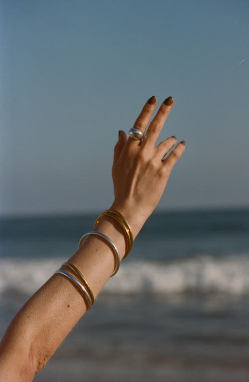 Shop St. Moran Augustine Bangle In Gold