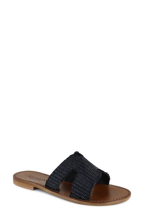 Shop Artisan Crafted By Zigi Fenka Water Resistant Leather Sandal In Black