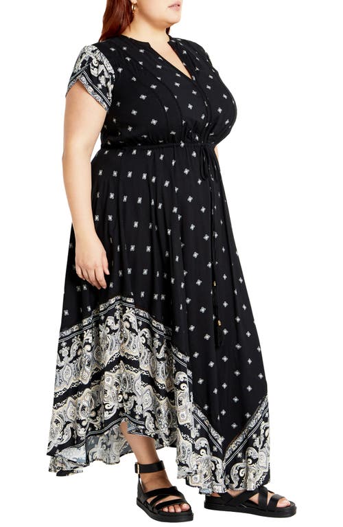 Shop City Chic Sky Maxi Dress In Black Wild Love