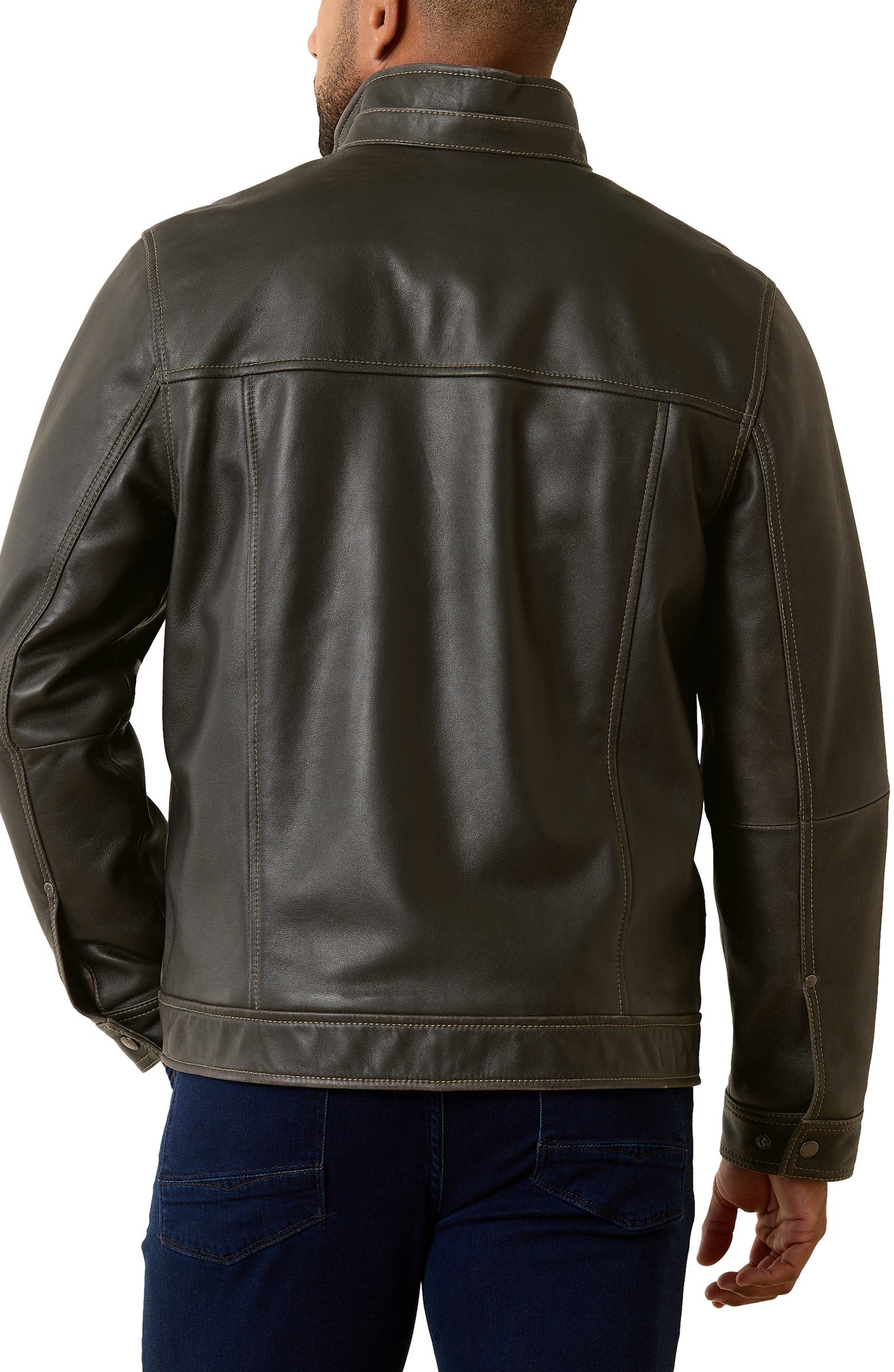 Tommy Bahama Rocker Island Leather Jacket | Nordstrom