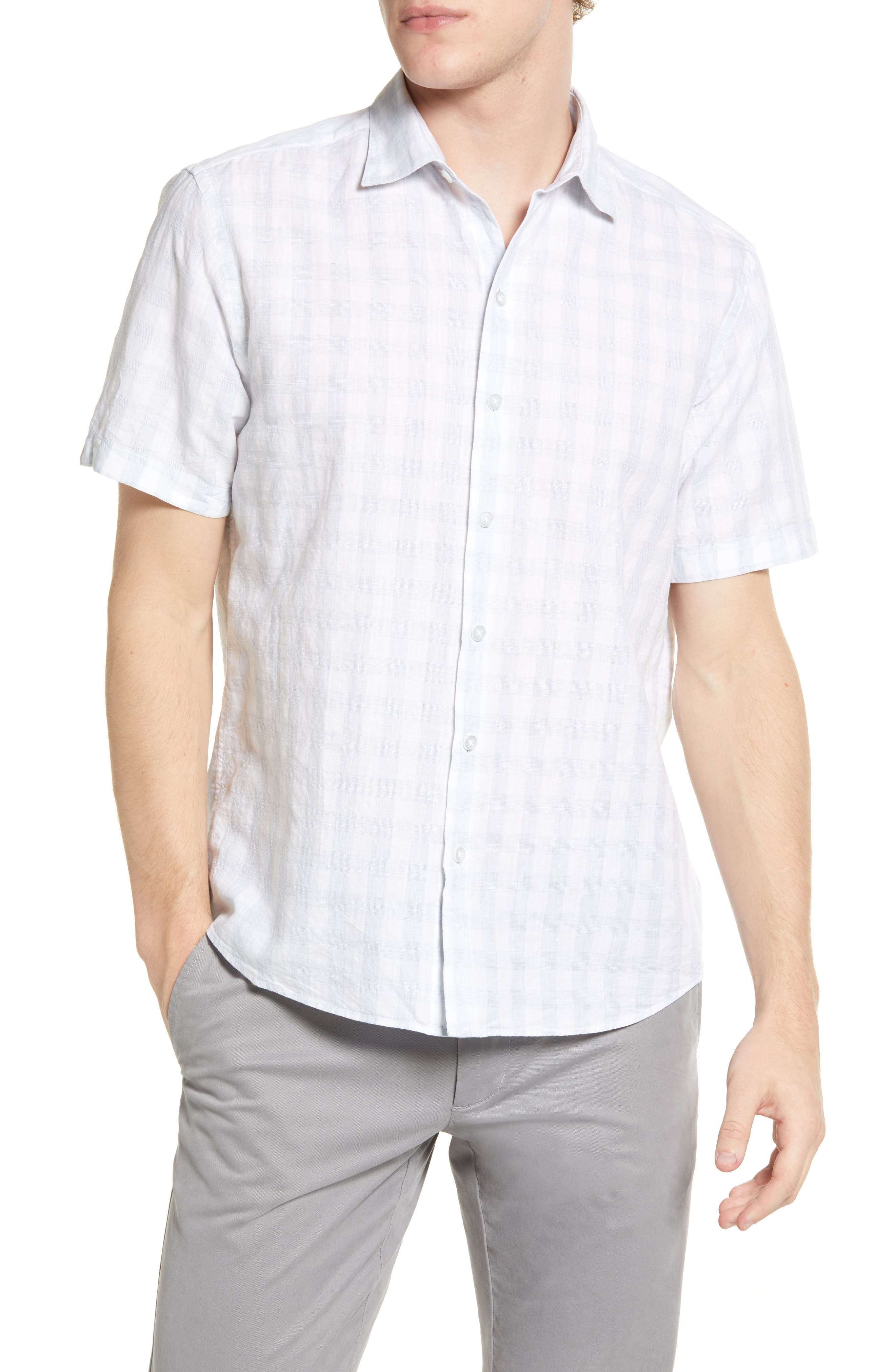 Linen Button-Up Shirt | Nordstrom