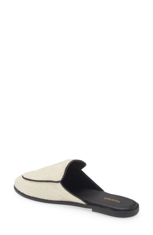 Shop Kaanas Rex Mule In White/black