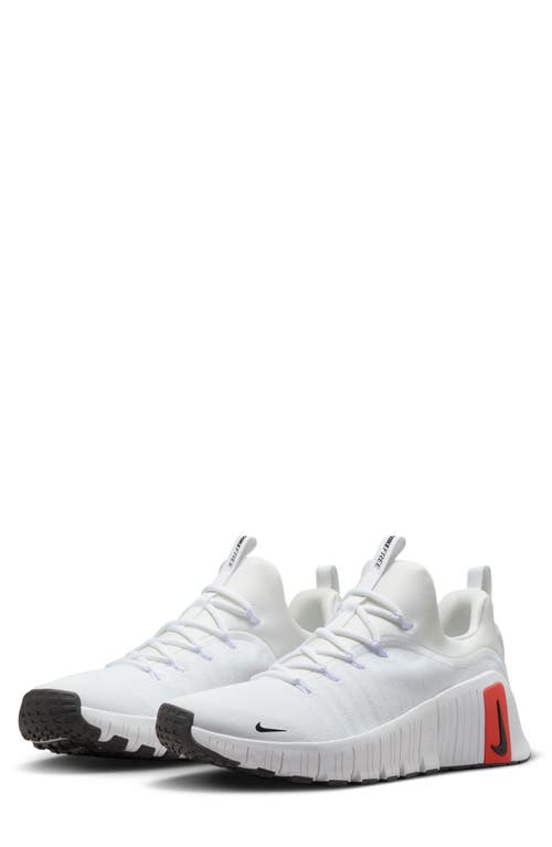 Shop Nike Free Metcon 6 Training Shoe In White/black/red