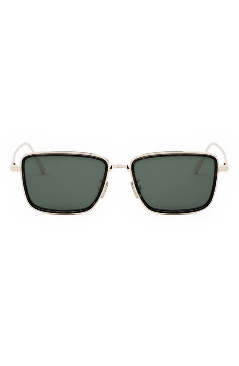 ‘DiorBlackSuit S9U 53mm Rectangular Sunglasses