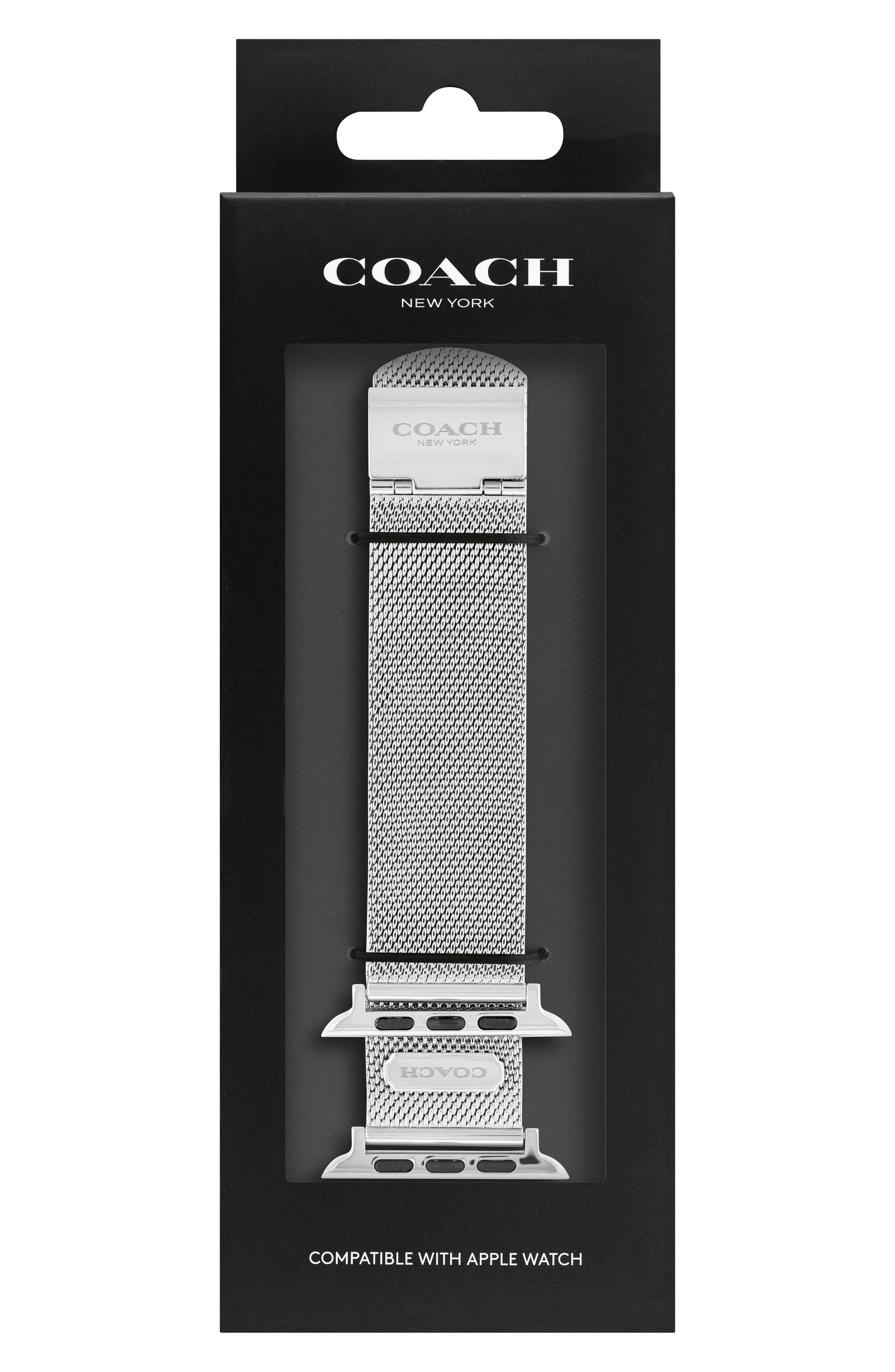 COACH Mesh Apple Watch® Watchband Nordstrom