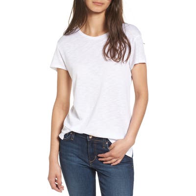 Amour Vert Leif Slub Tee, White