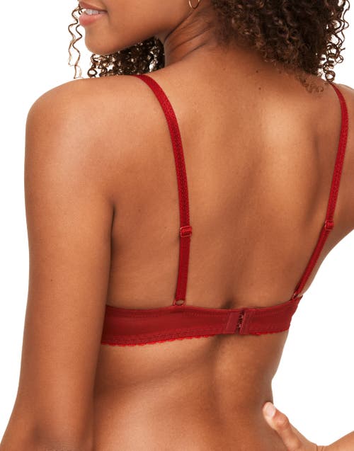 Shop Adore Me Cinthia Unlined Full Coverage Bra In Dark Red