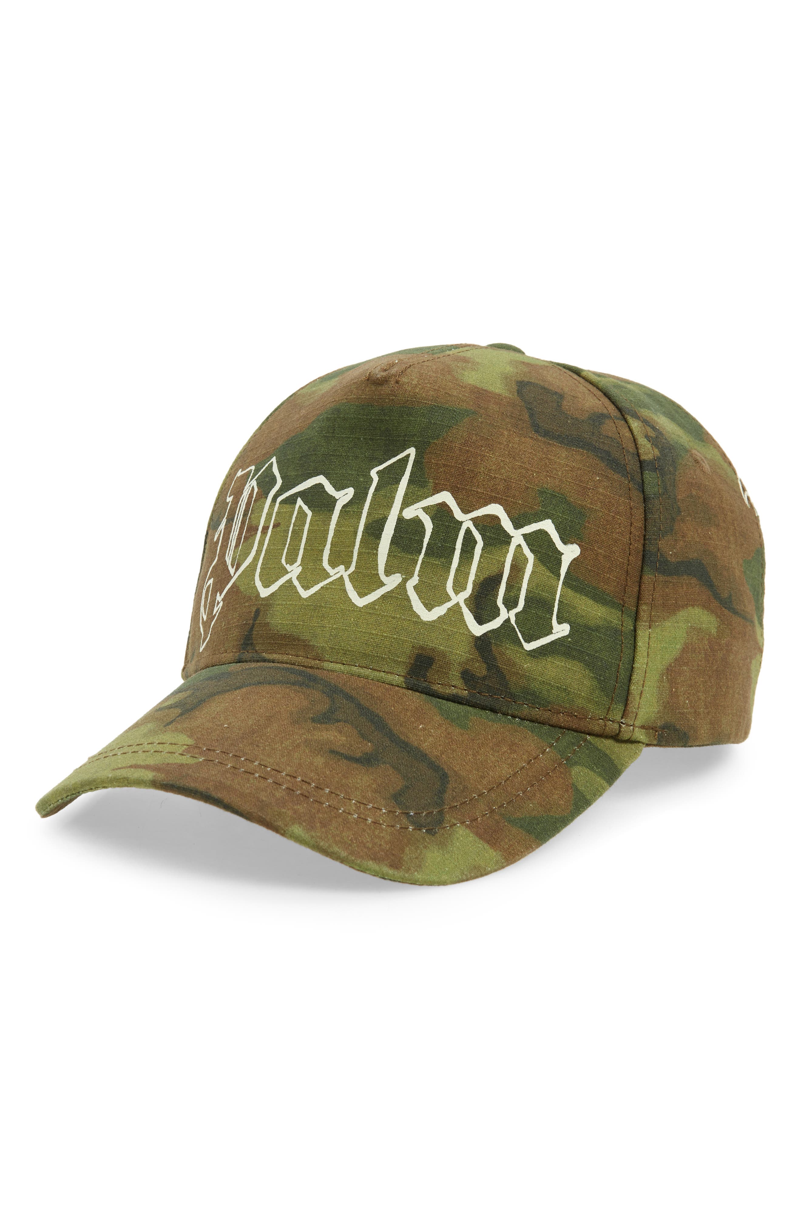 Palm Angels Military Logo Camo Baseball 