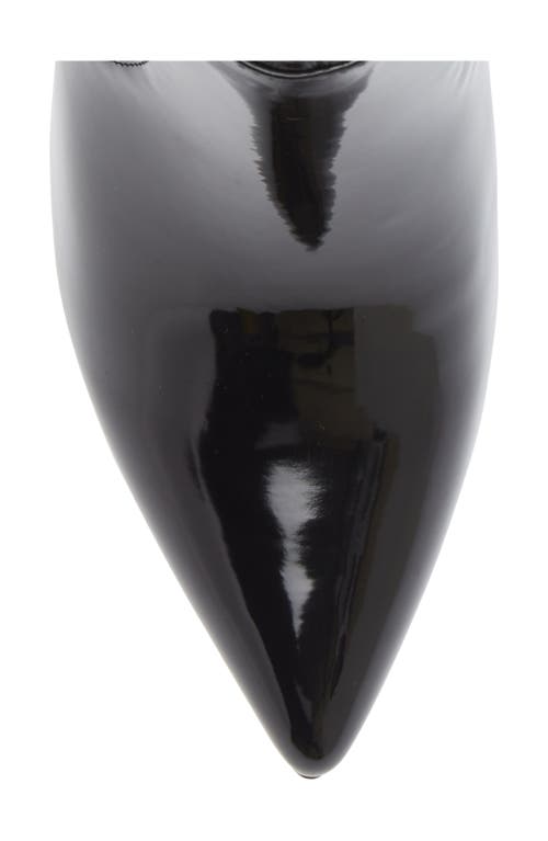 Abound Billie Pointed Toe Boot In Black Patent