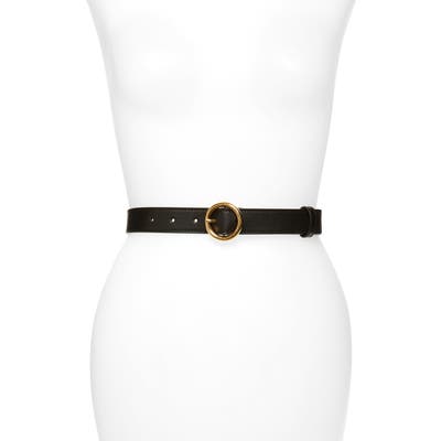 Stella Mccartney Alter Nappa Faux Leather Belt, Black