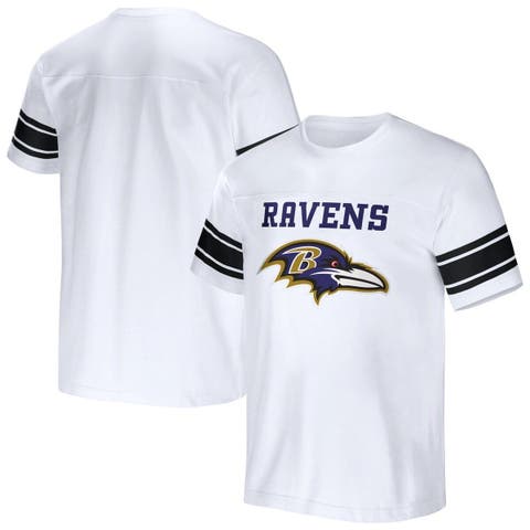 Women's Fanatics Branded Lamar Jackson White Baltimore Ravens Athena Player  Raglan V-Neck Top