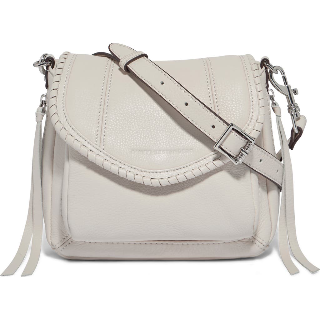 Aimee Kestenberg Mini All For Love Convertible Leather Crossbody Bag In Chalk