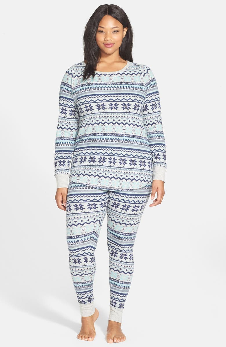 Nordstrom 'Sleepyhead' Thermal Pajamas (Plus Size) | Nordstrom