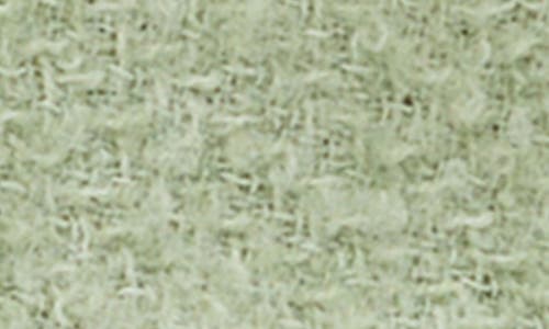 Mango Zip-up Tweed Jacket In Pastel Green