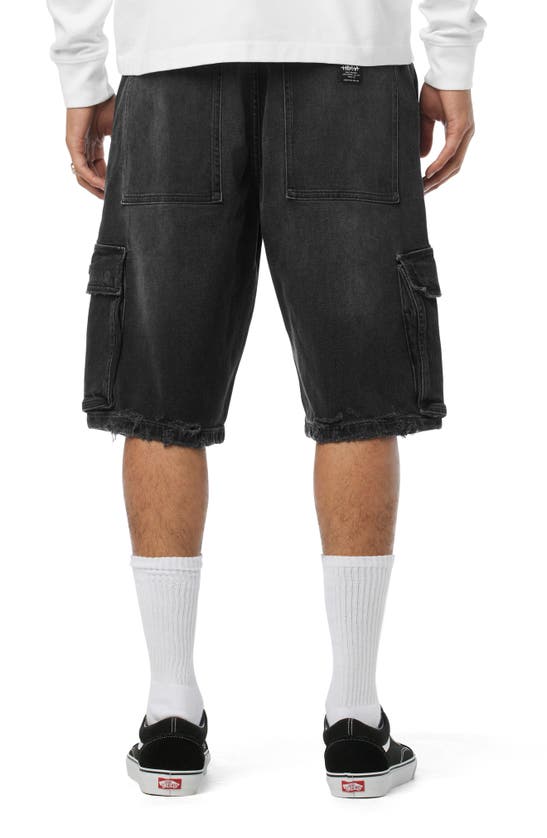 Shop Hudson Jeans '90s Denim Cargo Shorts In Lava Rock