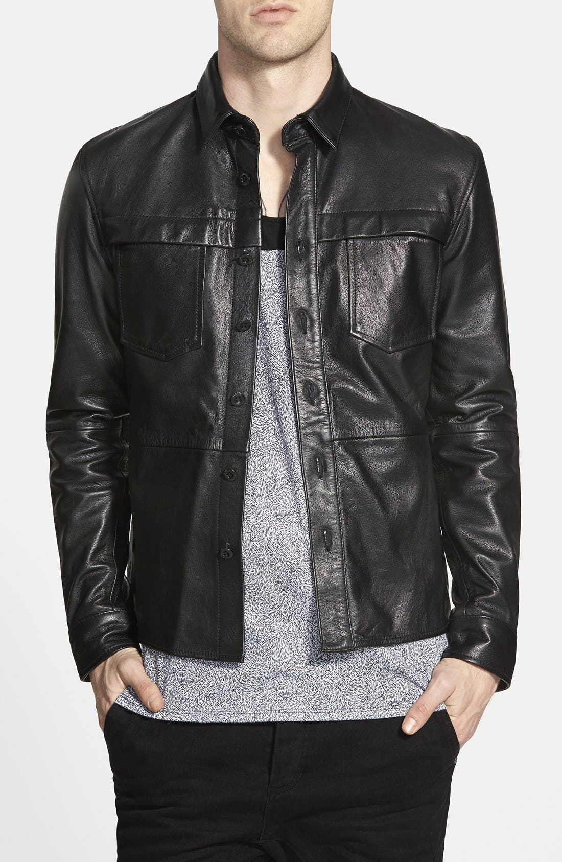 nudie jeans leather jacket