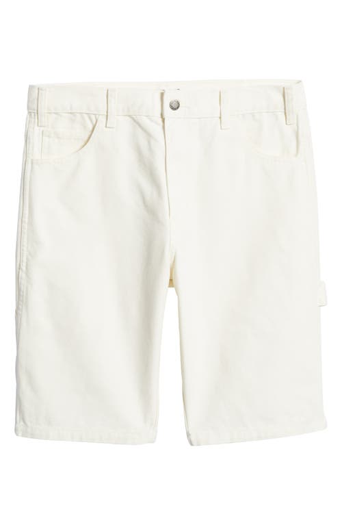 Shop Dickies Carpenter Shorts In Stonewashed Cloud