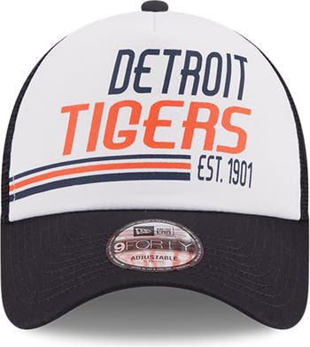 Detroit Tigers New Era Outline 9Forty Adjustable Hat - Navy