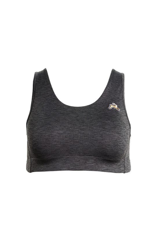 Shop Tracksmith Session Bra In Charcoal