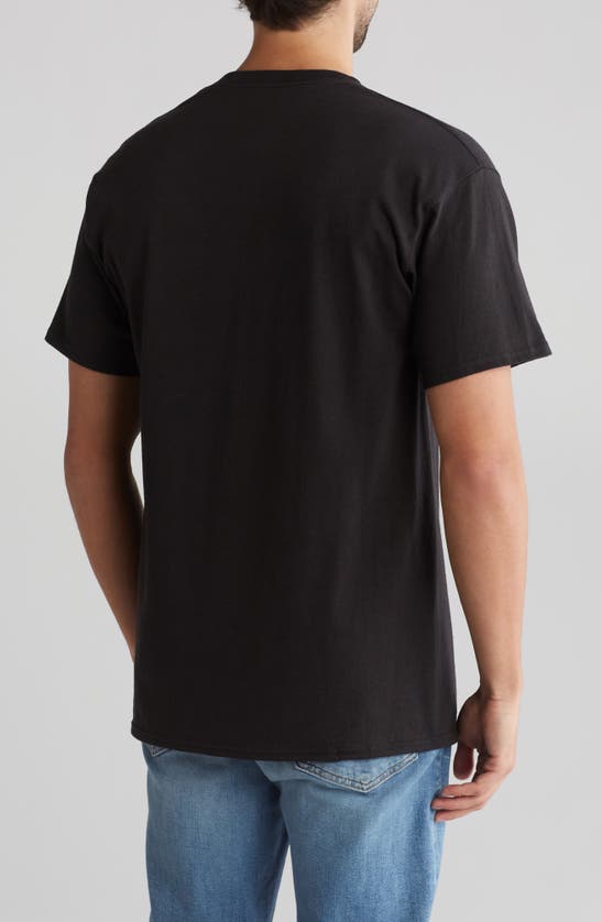 Shop Philcos Mtv Yo Raps Cotton Graphic T-shirt In Black