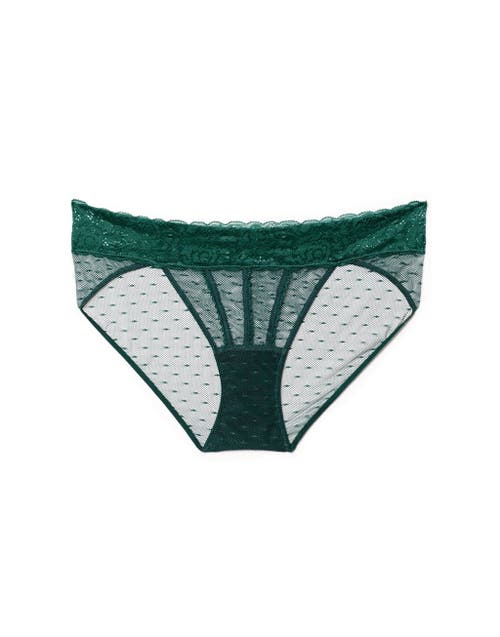 Shop Adore Me Ellanora Bikini Panties In Dark Green