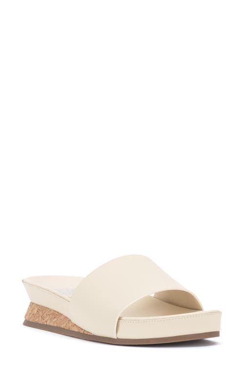Febba Slide Sandal in Creamy White