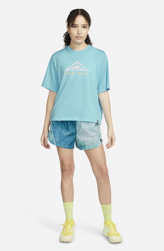 Shop Nike Dri-fit Repel Shorts In Baltic Blue/ Football Grey