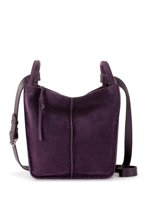 Shop The Sak Los Feliz Crossbody In Aubergine Suede