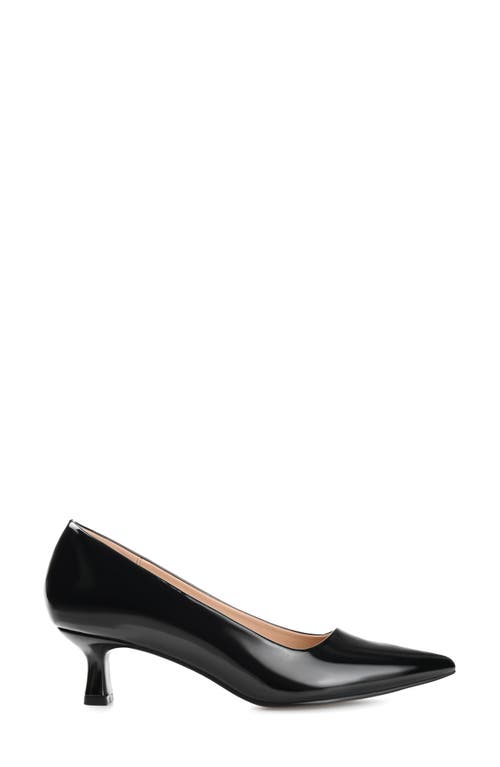 Shop Journee Collection Celica Pump In Patent/black