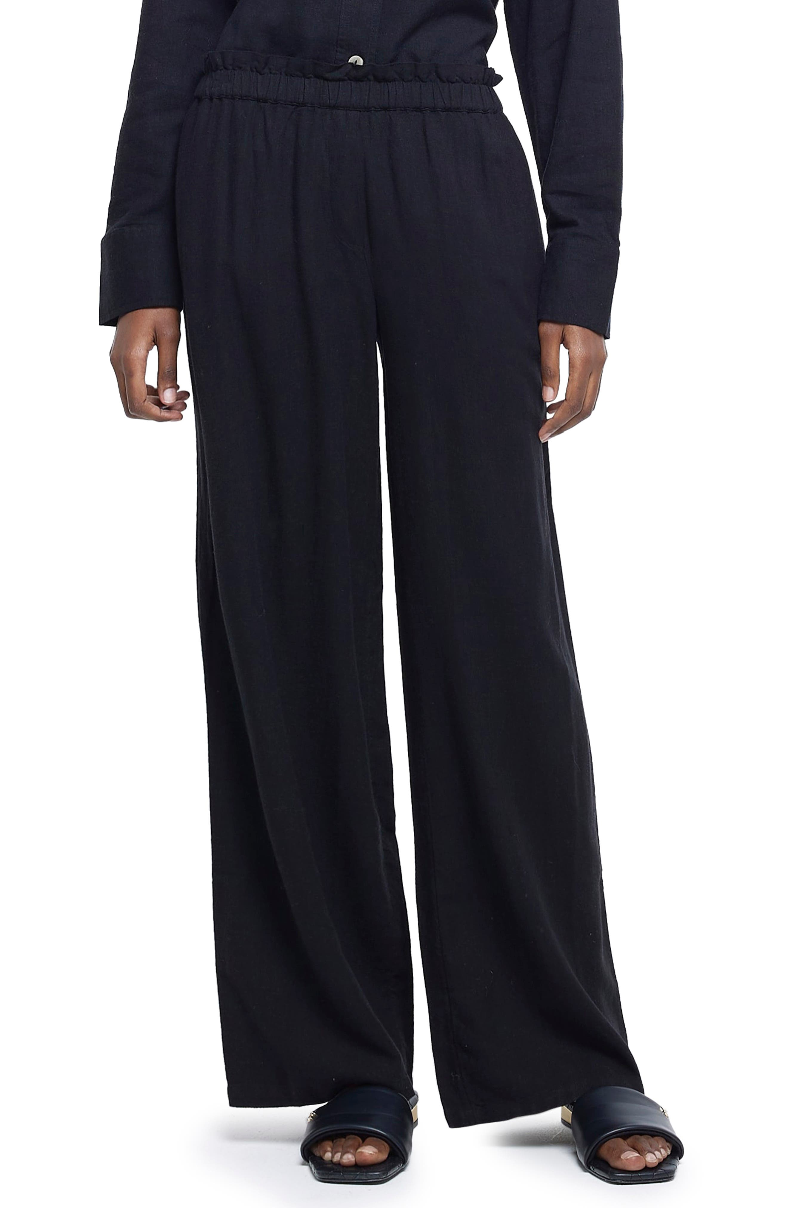 tall womens dress pants with elastic waist