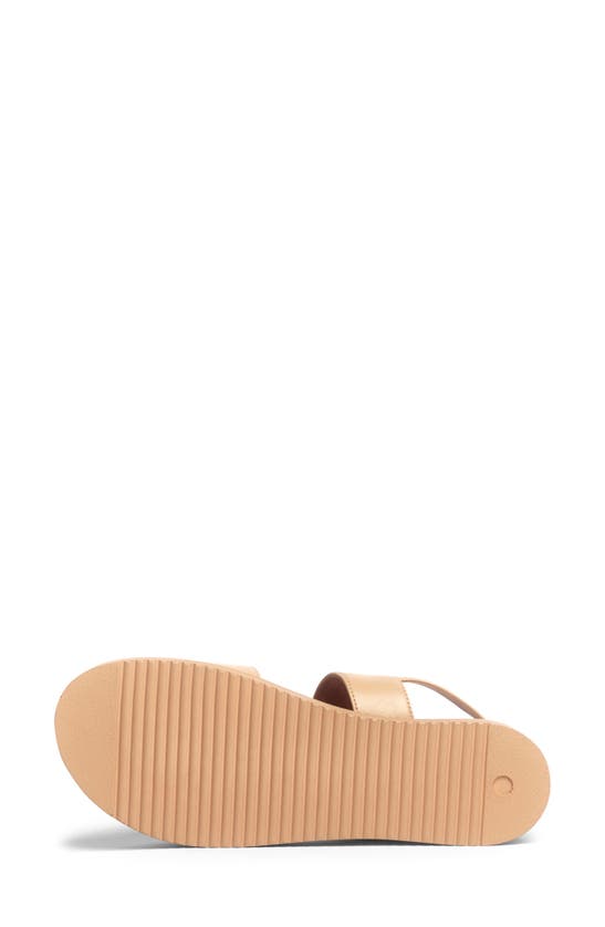 Anthony Veer Maja Slingback Platform Sandal In Beige