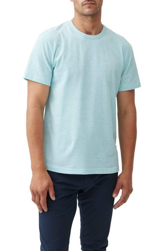 Shop Rodd & Gunn Fairfield Sports Fit Cotton & Linen T-shirt In Mint