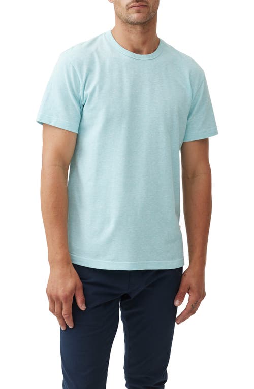 Fairfield Sports Fit Cotton & Linen T-Shirt in Mint