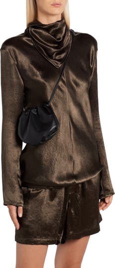 Bottega Veneta Mini Pouch in black leather ref.466768 - Joli Closet